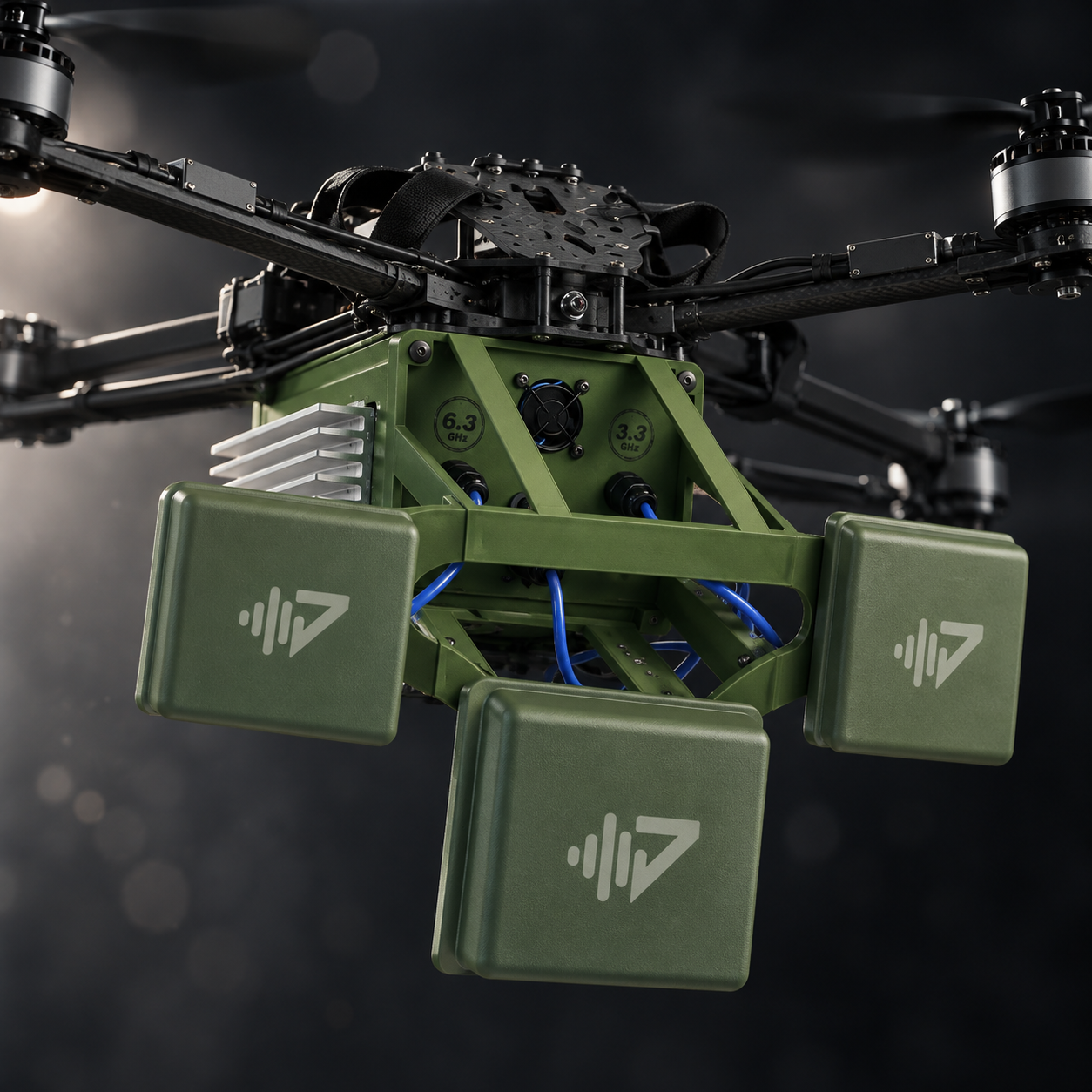DAZZLER AIR, встановлений на безпілотній платформі